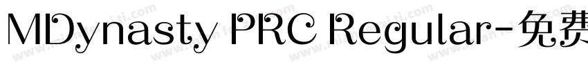MDynasty PRC Regular字体转换